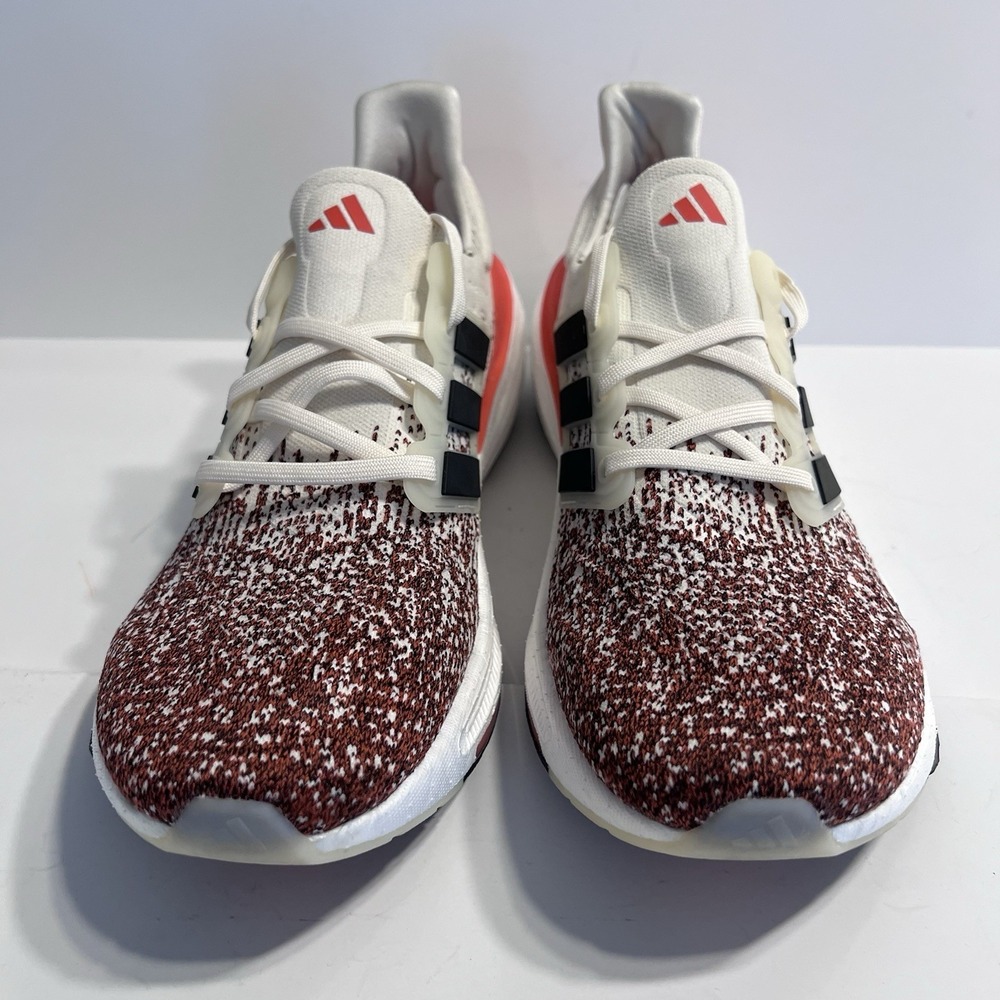 Adidas Ultraboost Red White Speckled Men's 14 Running Shoes Boost - Picture 2 of 11